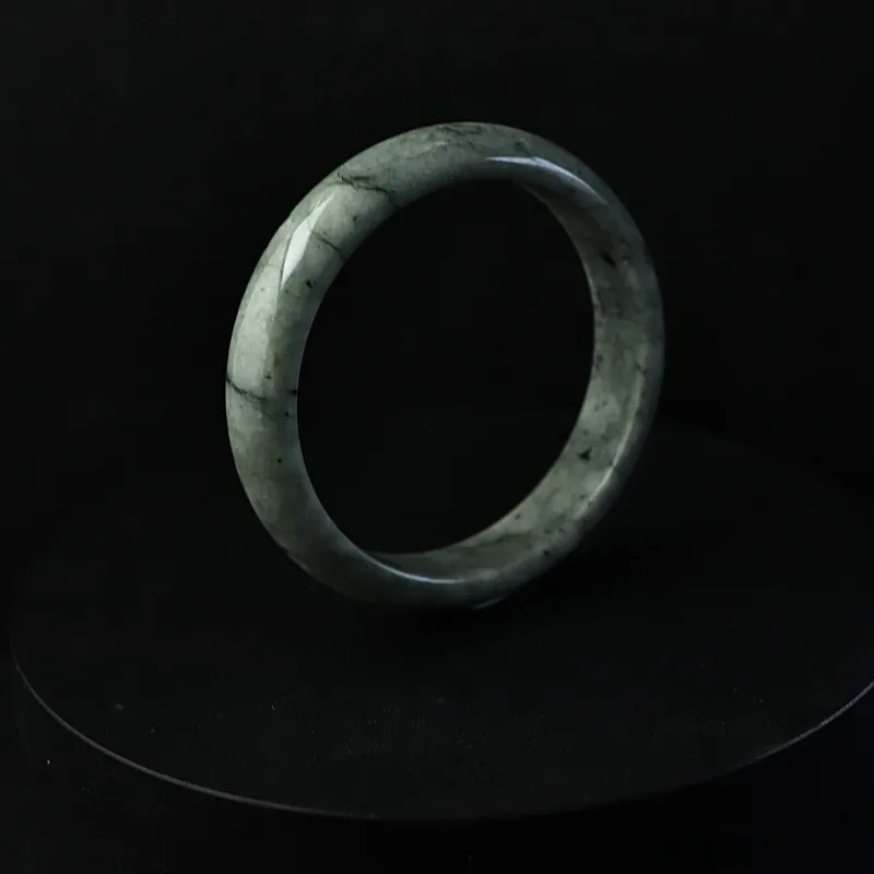 South Asia Bean Type Jadeite Bangles Unisex-4