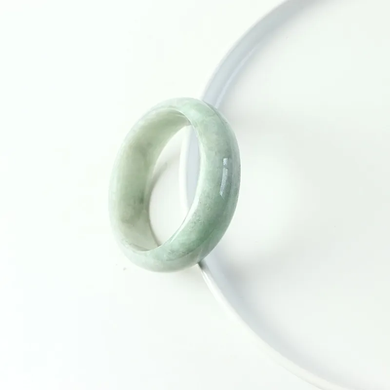 South Asia Bean Type Jadeite Bangles Unisex-5