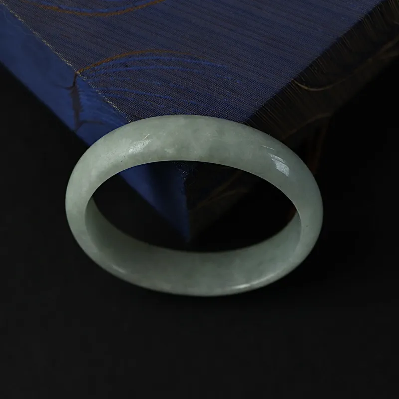 South Asia Bean Type Jadeite Bangles Unisex-4