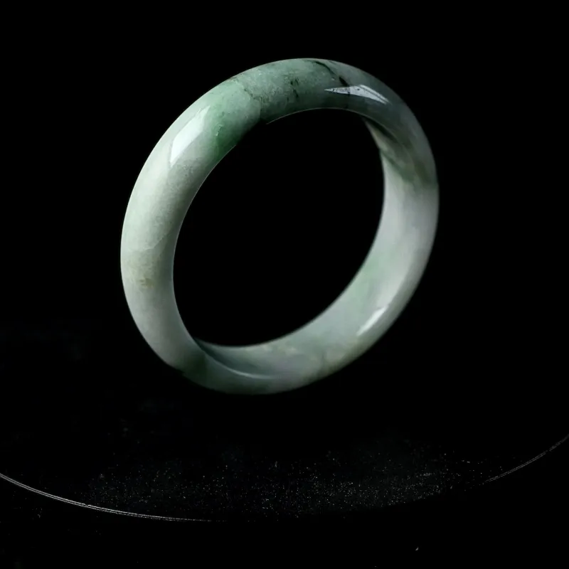 South Asia Bean Type Jadeite Bangles Unisex-4