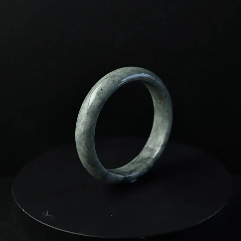 South Asia Bean Type Jadeite Bangles Unisex-4