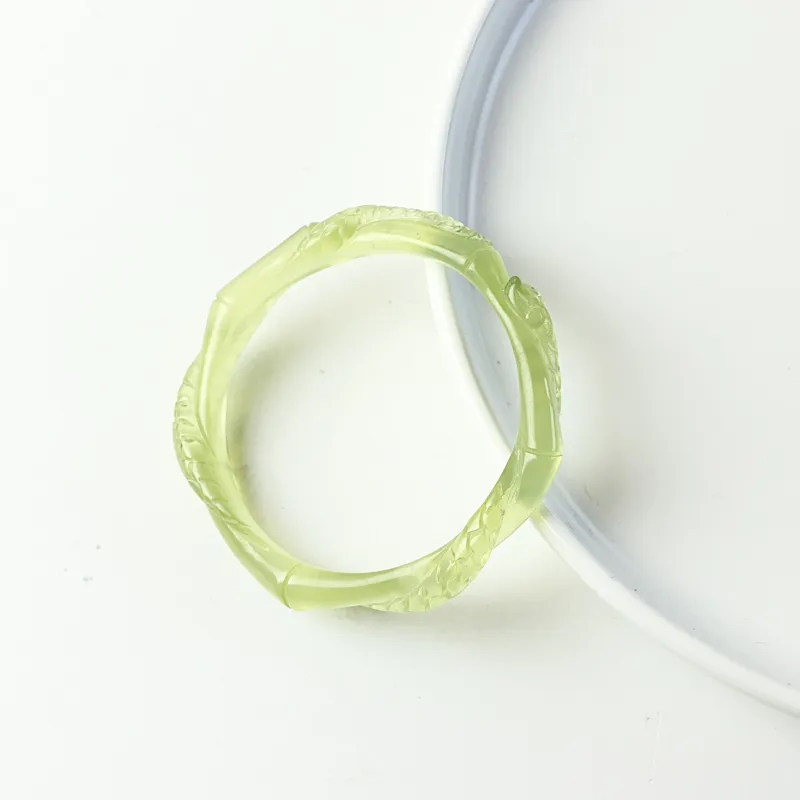 South Asia Serpentine Jade Bangles Unisex-5
