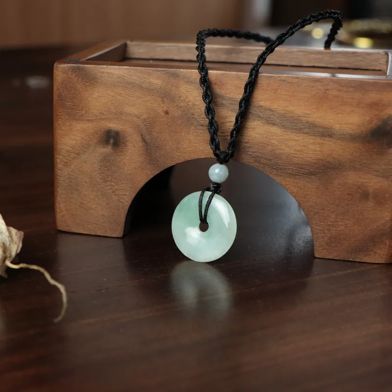 South Asia Bean Type Jadeite Pendants Unisex-4