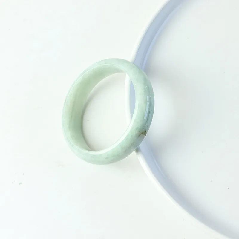South Asia Bean Type Jadeite Bangles Unisex-4