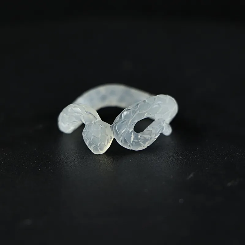 South Asia Serpentine Jade Jade Rings Unisex-4