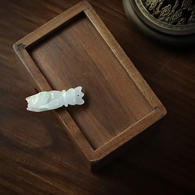 South Asia Bean Type Jadeite Pendants Unisex-4