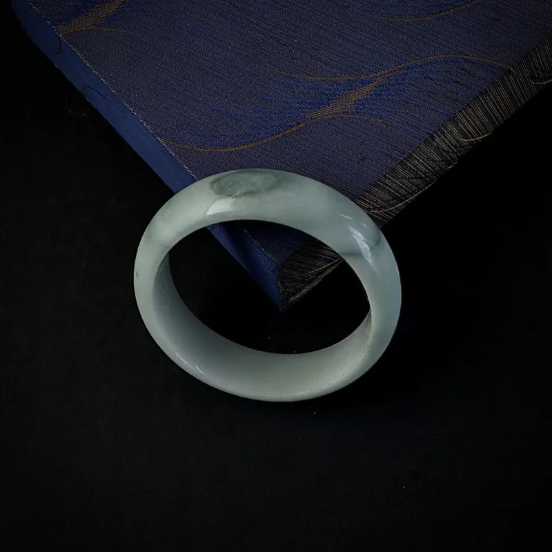 South Asia Bean Type Jadeite Bangles Unisex-4