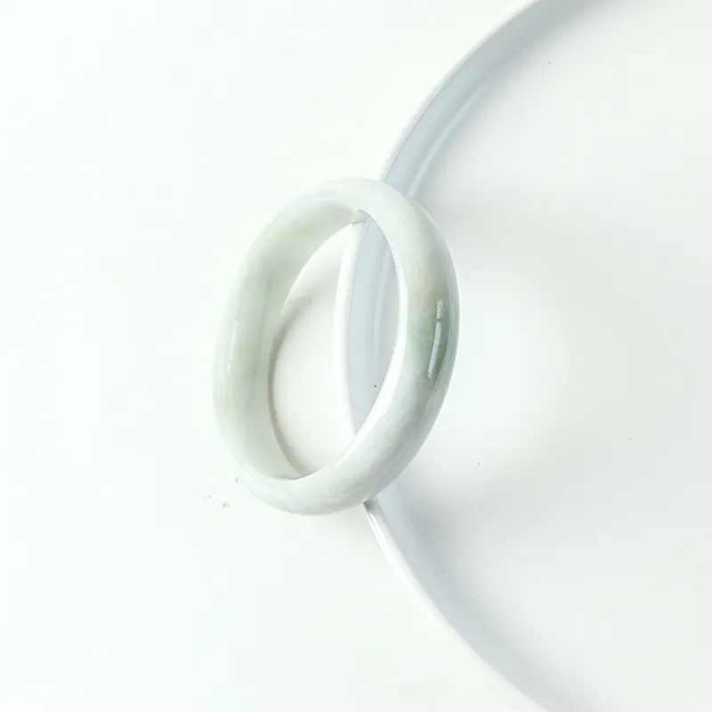 South Asia Bean Type Jadeite Bangles Unisex-5