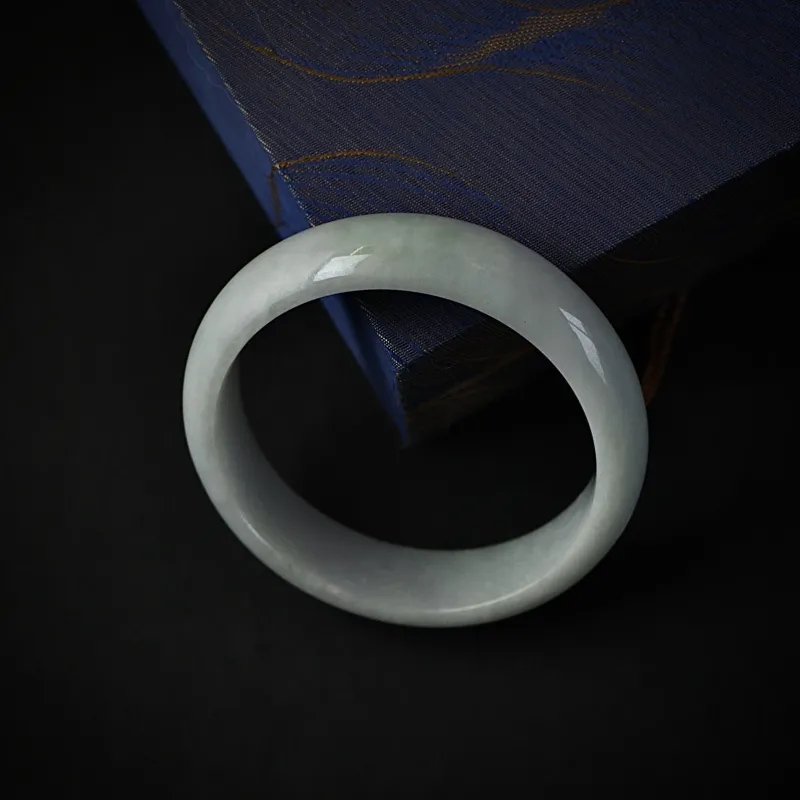 South Asia Bean Type Jadeite Bangles Unisex-2