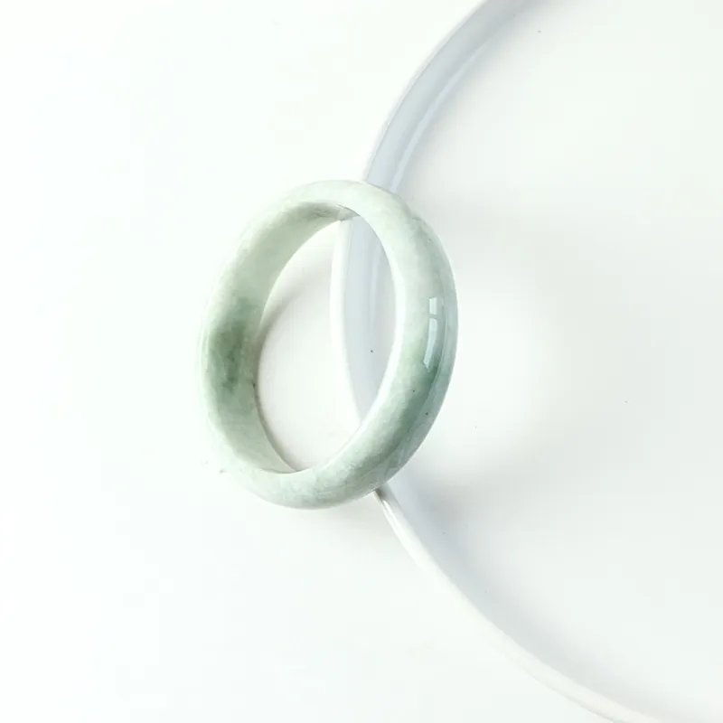 South Asia Bean Type Jadeite Bangles Unisex-5