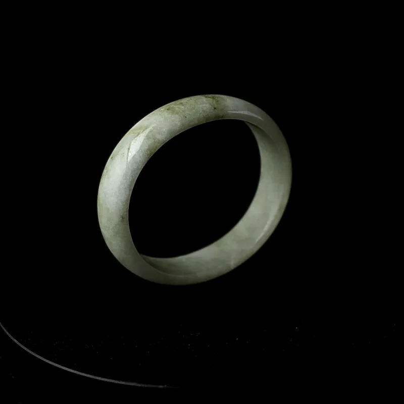 South Asia Bean Type Jadeite Bangles Unisex-3
