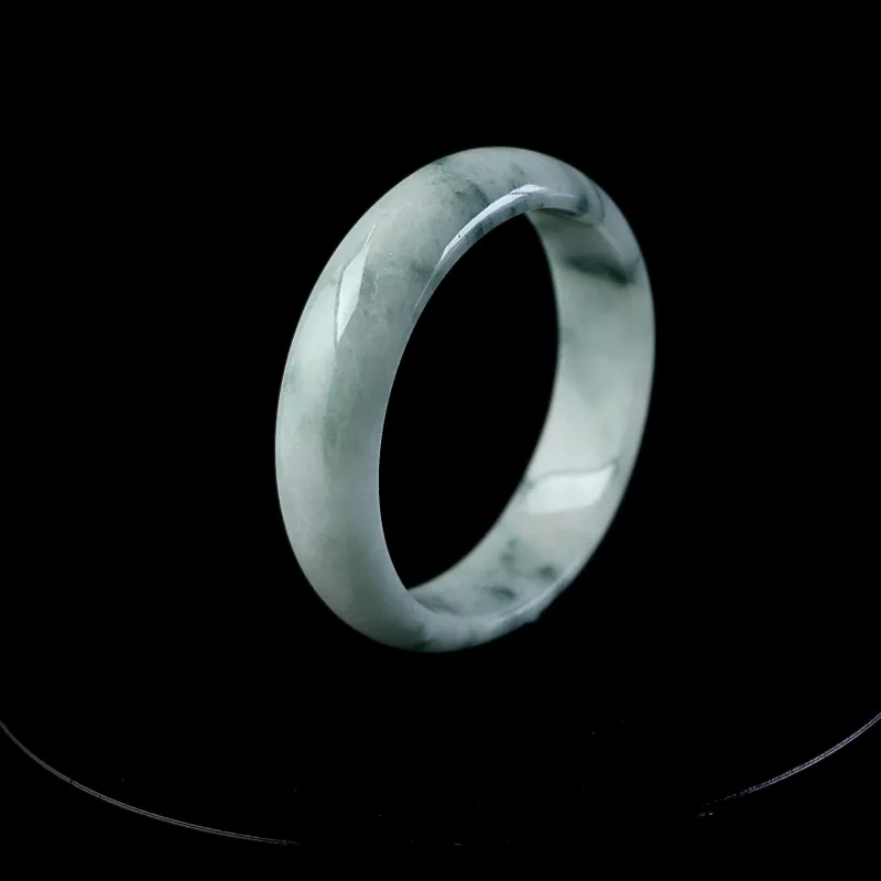 South Asia Bean Type Jadeite Bangles Unisex-4