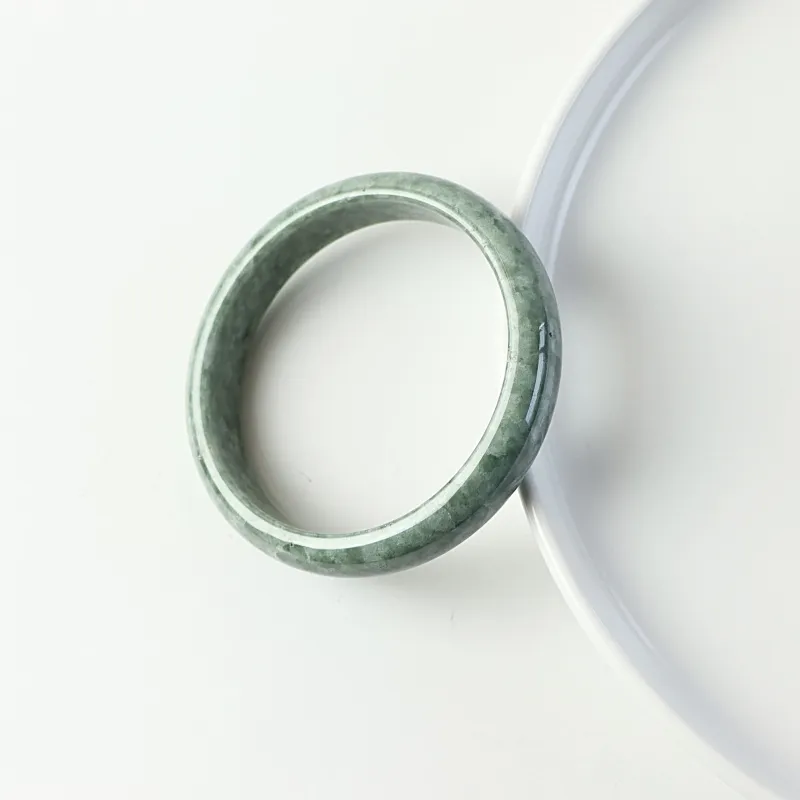 South Asia Bean Type Jadeite Bangles Unisex-1