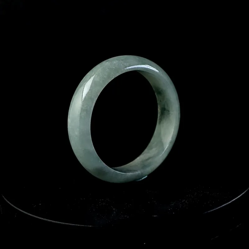 South Asia Bean Type Jadeite Bangles Unisex-1