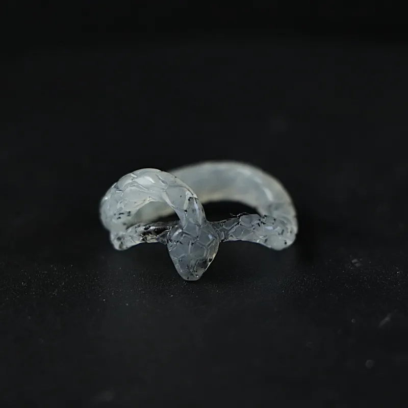 South Asia Serpentine Jade Rings Unisex-2