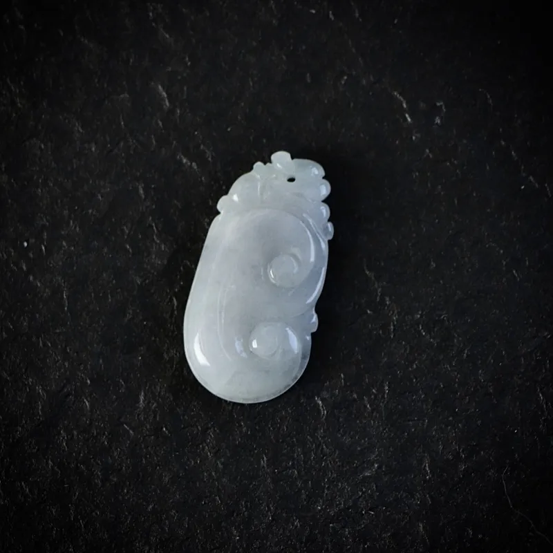 South Asia Bean Type Jadeite Pendants Unisex-2