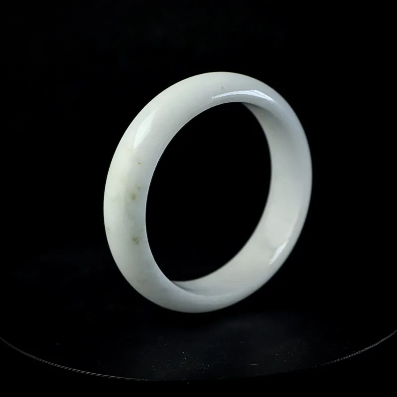 South Asia Bean Type Jadeite Bangles Unisex-4