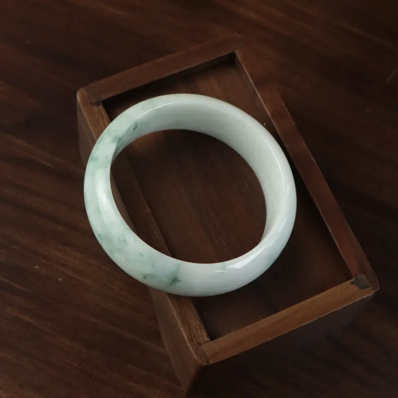 South Asia Bean Type Jadeite Bangles Women's-4