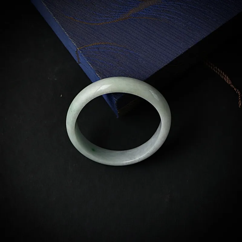 South Asia Bean Type Jadeite Bangles Unisex-5