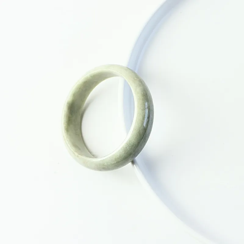 South Asia Bean Type Jadeite Bangles Unisex-5