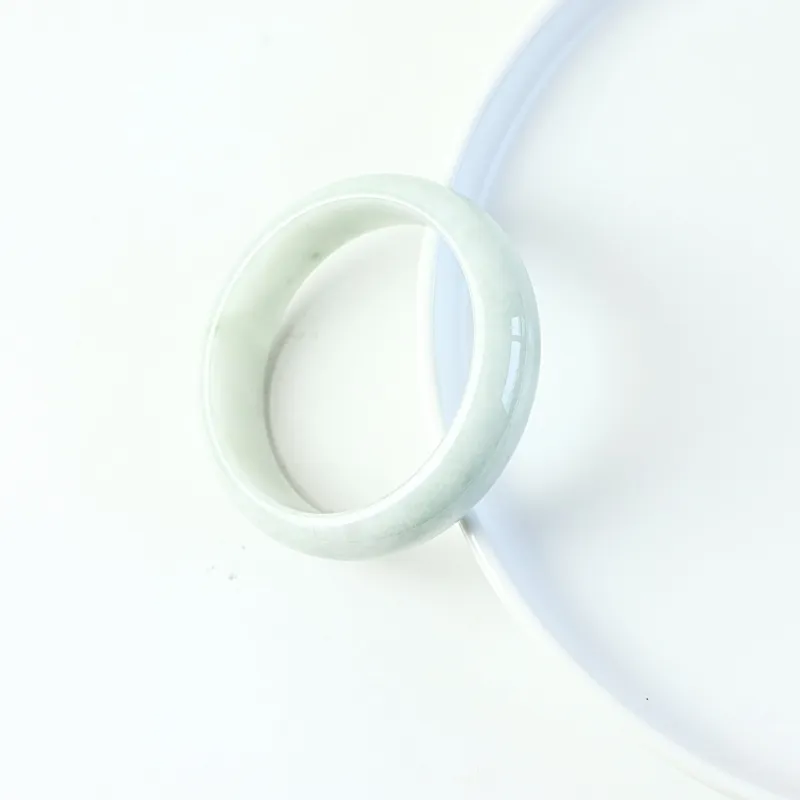 South Asia Bean Type Jadeite Bangles Unisex-5