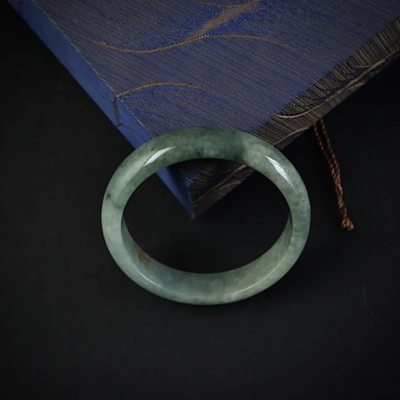 South Asia Bean Type Jadeite Bangles Unisex-3
