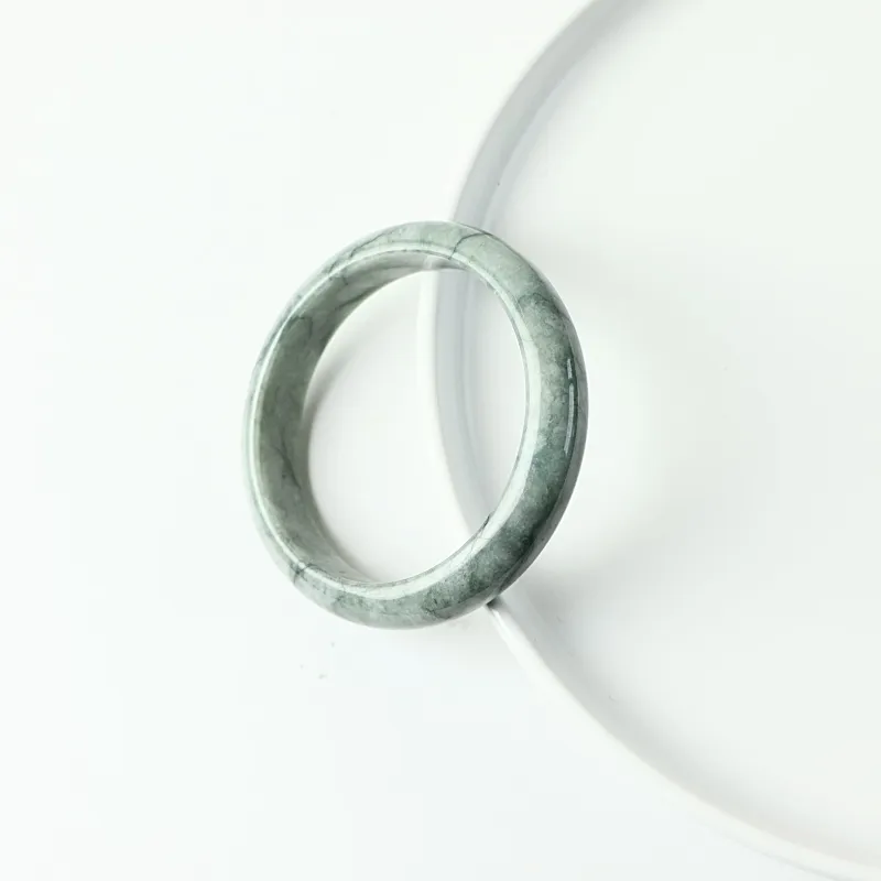 South Asia Bean Type Jadeite Bangles Unisex-5