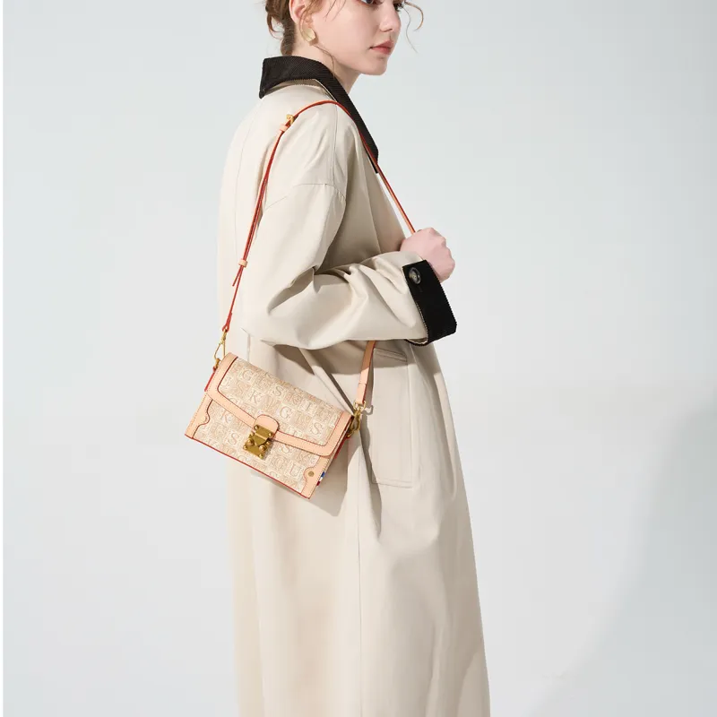 GUSKI Top Grain Cow Leather Portable Crossbody Bag, Shoulder Bag Women's Multicolor-6
