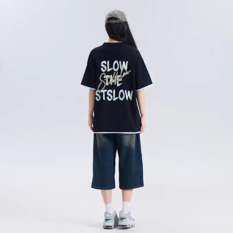 Stillslow Short Sleeved T Shirts Unisex-2