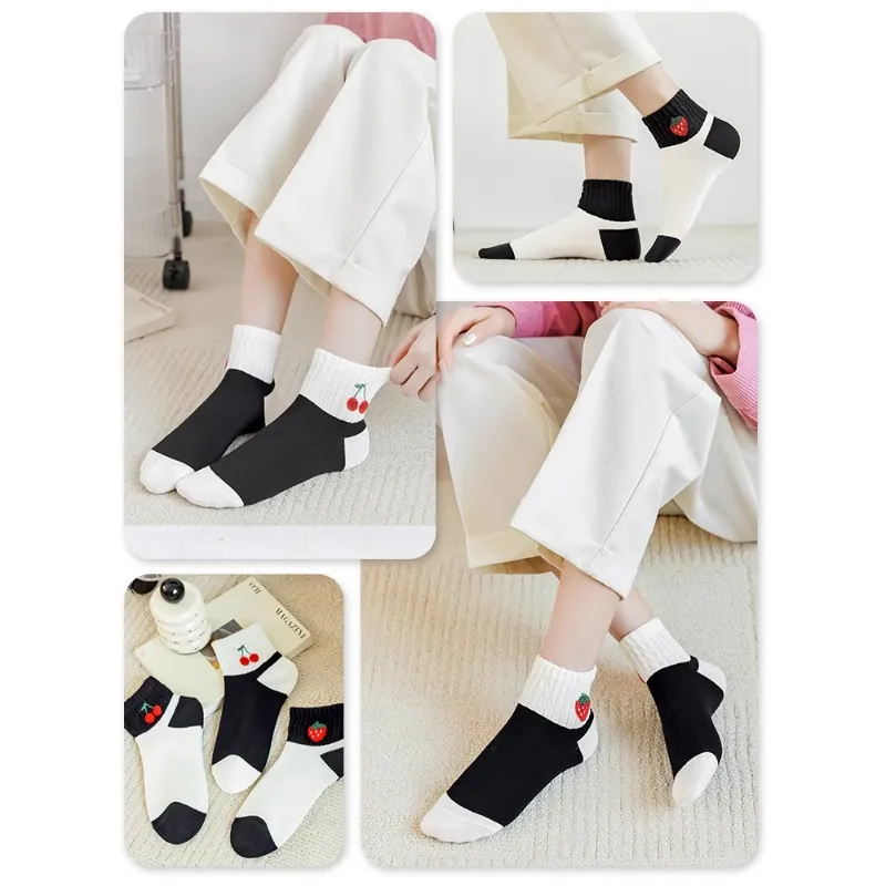 SALOATO Ankle Socks Women's 4 Pack-3