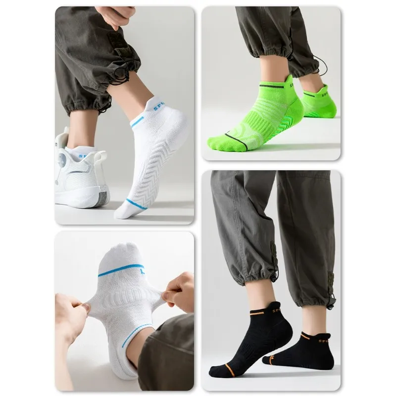 SALOATO Basketball Socks Unisex 5 Pack-47