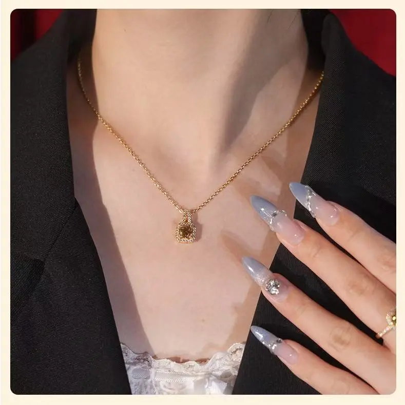 Right Hand Waiting S925 Silver Necklaces Women's-3
