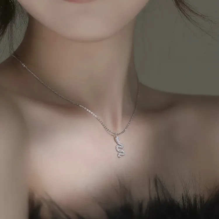 Right Hand Waiting S925 Silver Necklaces Women's-2