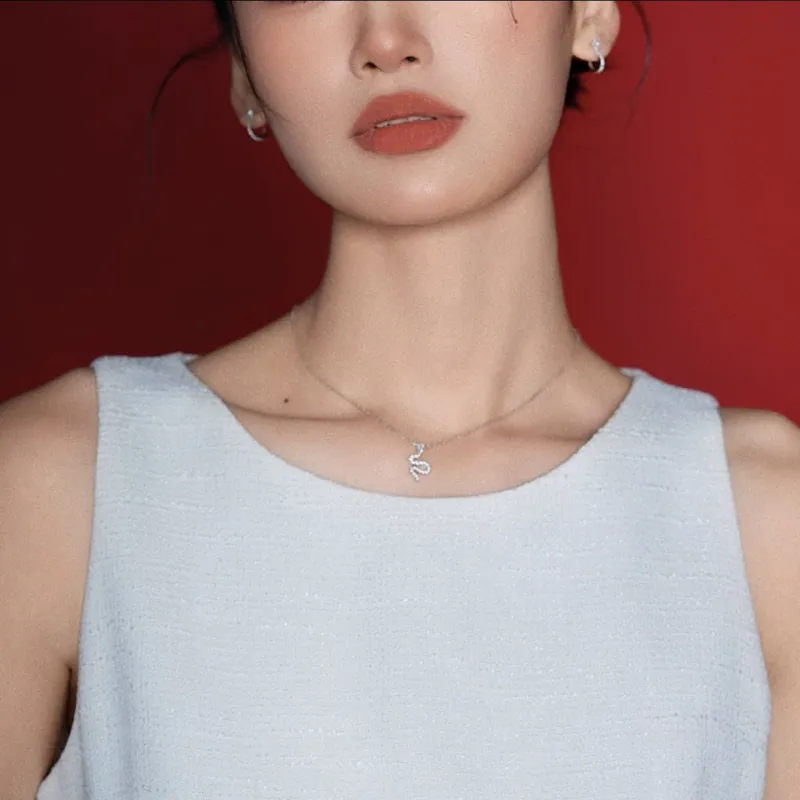 Right Hand Waiting S925 Silver Necklaces Women's-5