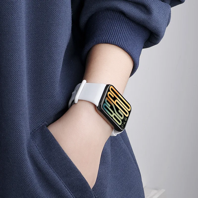 STEWPIGO Xiaomi Compatibility Watch Band 232 Rubber Band Material-6