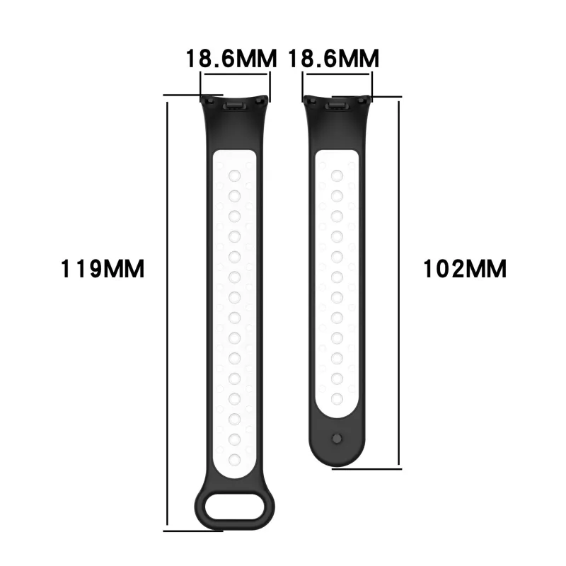 STEWPIGO Xiaomi Compatibility Watch Band 221mm TPU Material-2