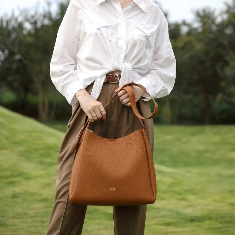 SADI Shoulder Bags Sandalwood Brown-7