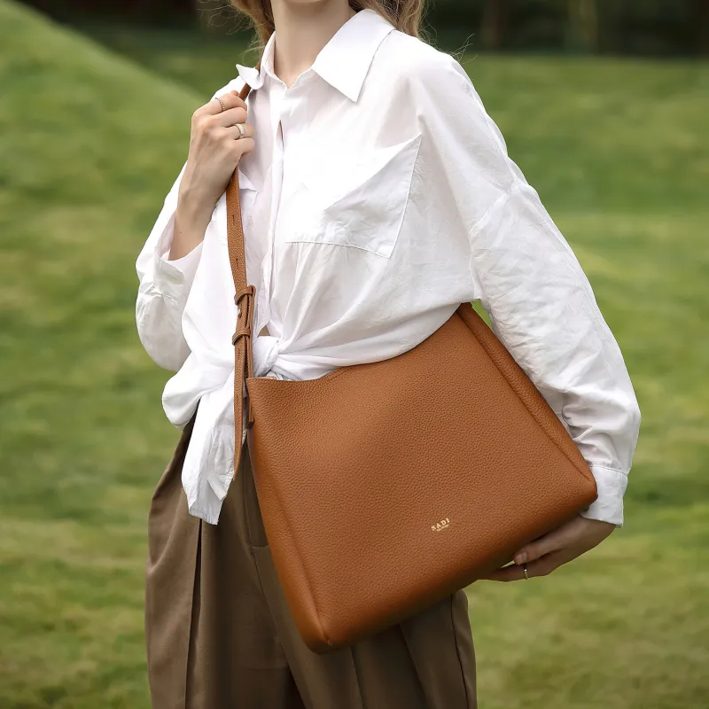 SADI Shoulder Bags Sandalwood Brown-6