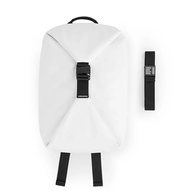 Subtle Fabric Cycling Bag Backpack Fanny Pack Regular Unisex Black/White-11