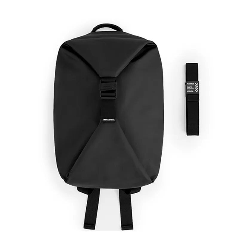 Subtle Fabric Cycling Bag Backpack Fanny Pack Regular Unisex Black/White-2