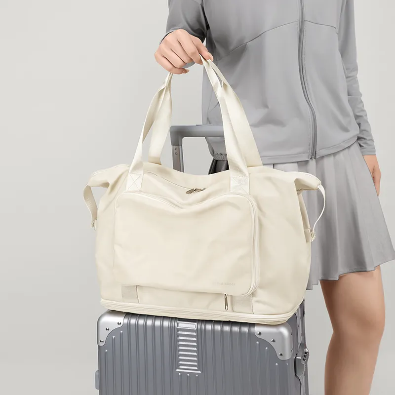 CinvaiKrose Travel Bags Ecru Shopping Bag Included-4