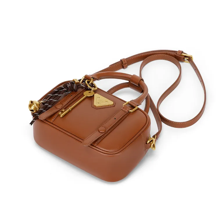 Simvay Clos Synthetic Leather Shoulder Bag Crossbody Bag Handbags Small Size Women's Brown/Coffee-4