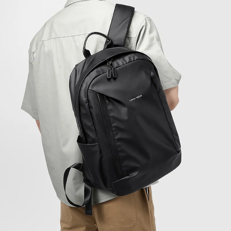 CinvaiKrose Fabric Backpack Large Size Men's Gray/Black/Blue-8