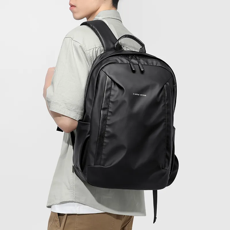 CinvaiKrose Fabric Backpack Large Size Men's Gray/Black/Blue-6