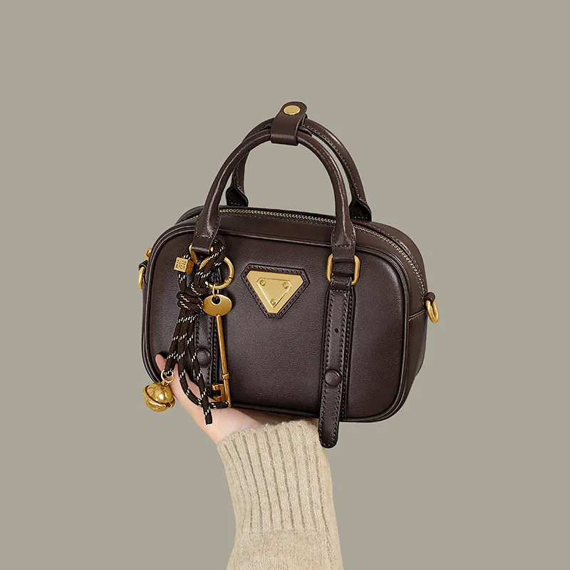 Simvay Clos Synthetic Leather Shoulder Bag Crossbody Bag Handbags Small Size Women's Brown/Coffee-7