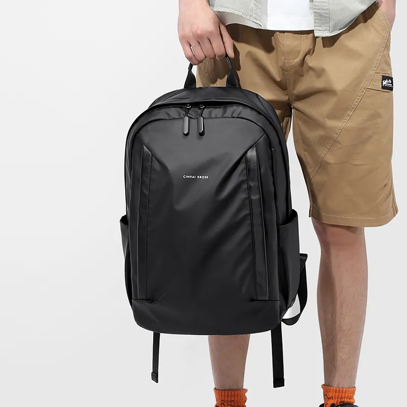 CinvaiKrose Fabric Backpack Large Size Men's Gray/Black/Blue-7
