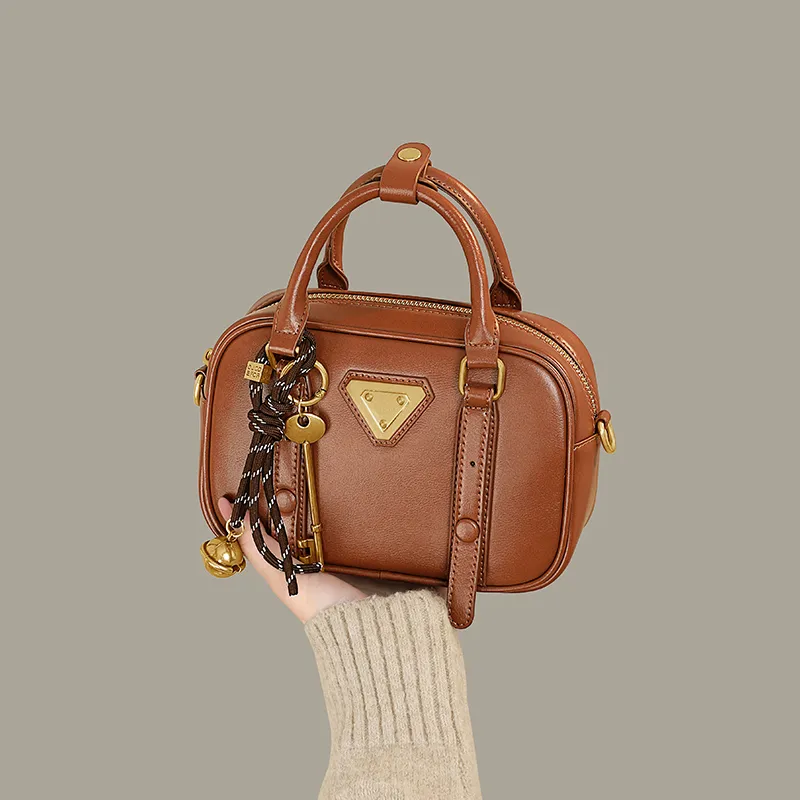 Simvay Clos Synthetic Leather Shoulder Bag Crossbody Bag Handbags Small Size Women's Brown/Coffee-2