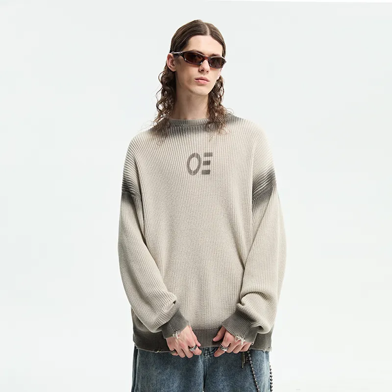 Organic Emotion Sweater Unisex Light Wood Gray-2