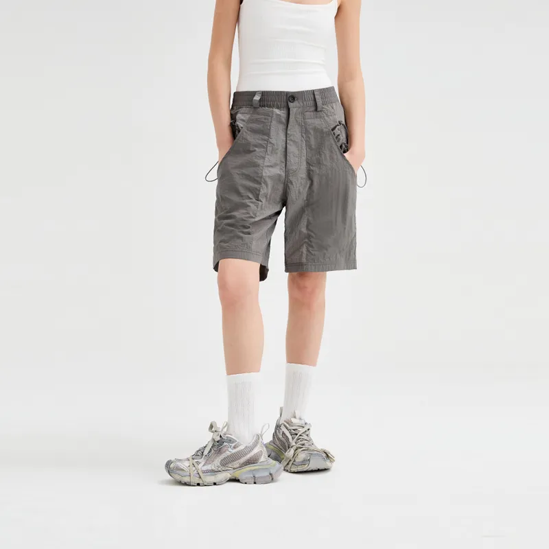 Organic Emotion Casual Shorts Unisex Antarctic Gray-4