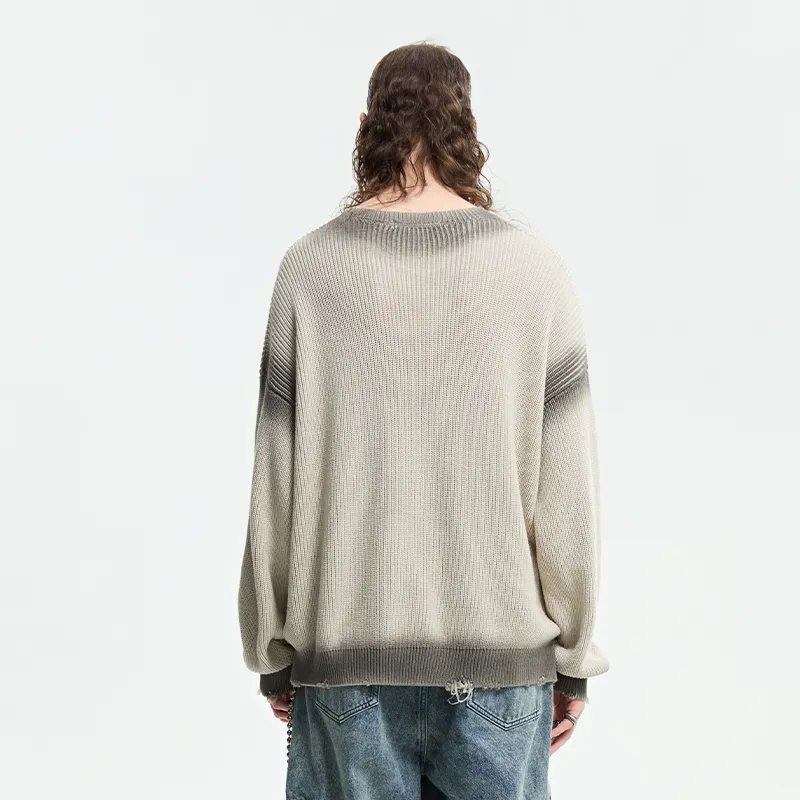 Organic Emotion Sweater Unisex Light Wood Gray-4